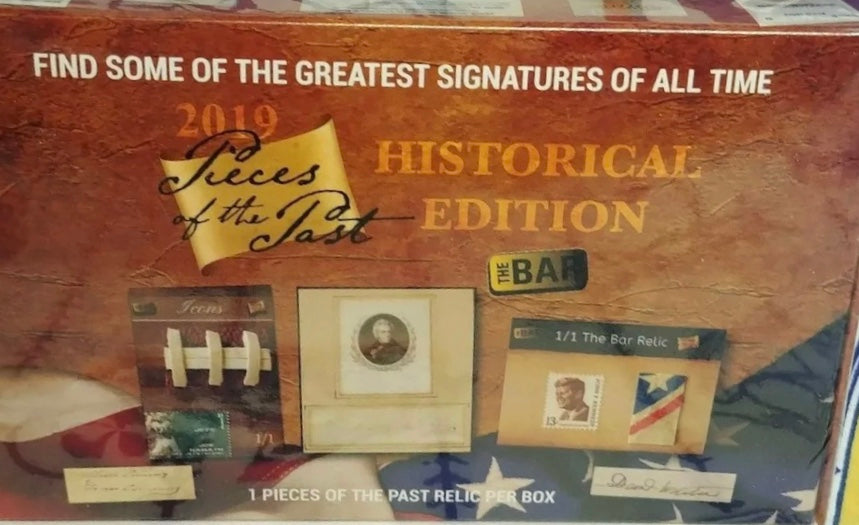 2019 SuperBreakSports Pieces of the Past Historical Edition Box w/1 Past Relic