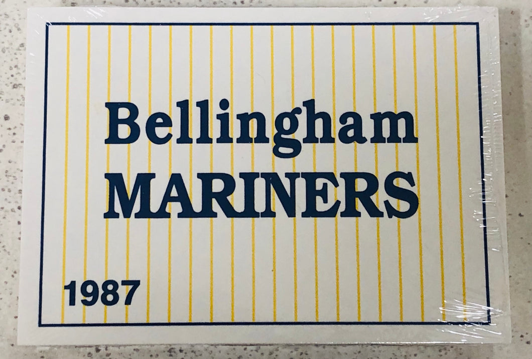 1987 Bellingham Mariners Minor League Complete Factory Sealed Set