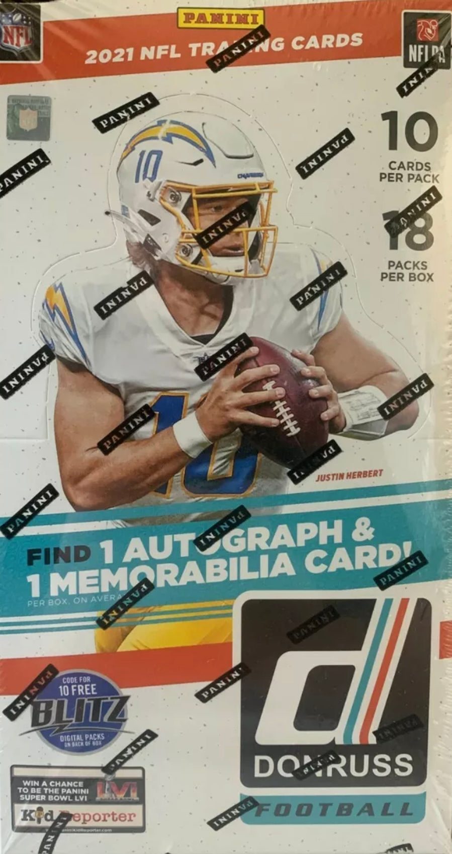 2021 Panini Donruss Football HOBBY Box FACTORY SEALED 1 Auto 1 Relic