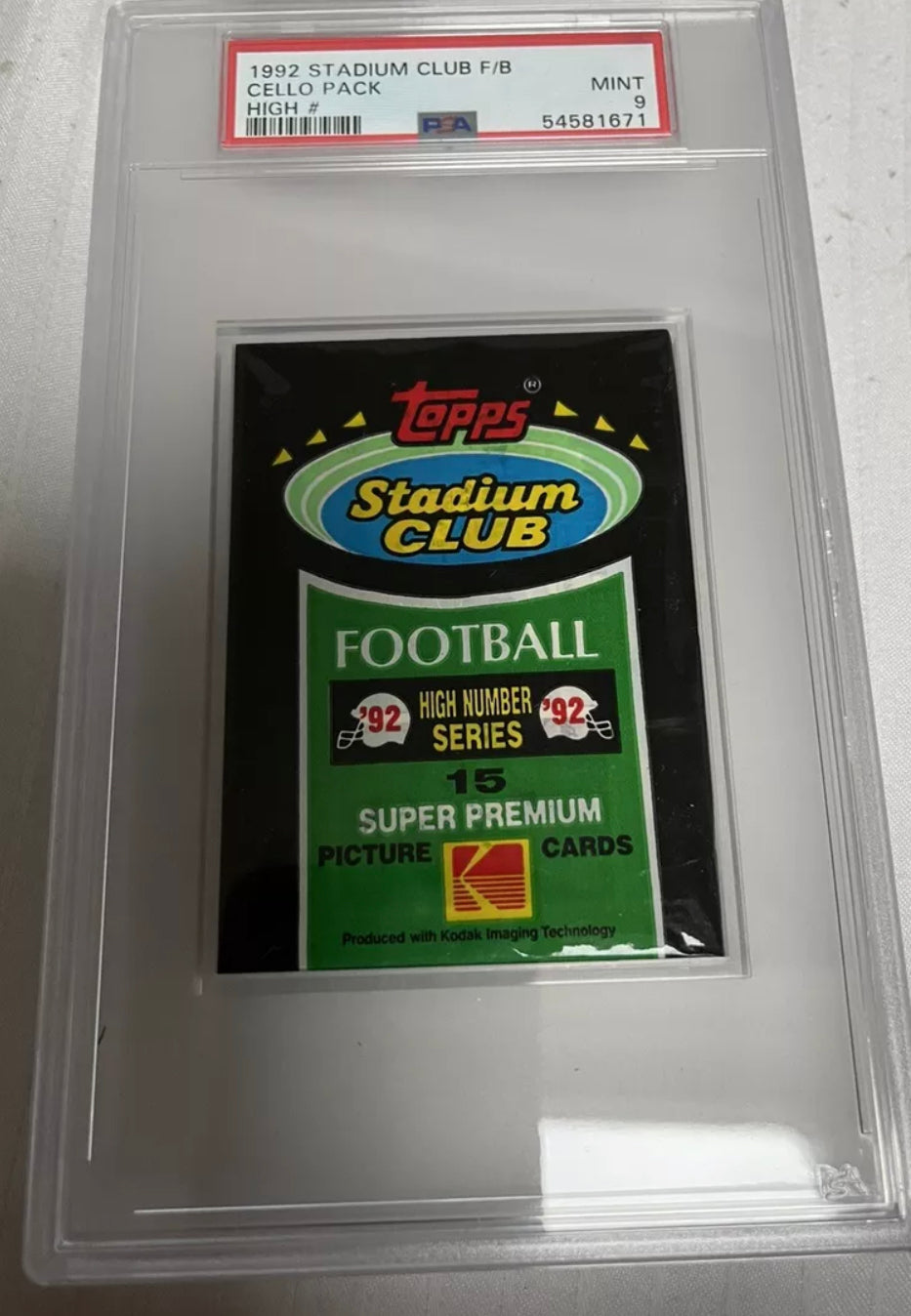 1992 Stadium Club Football High Series