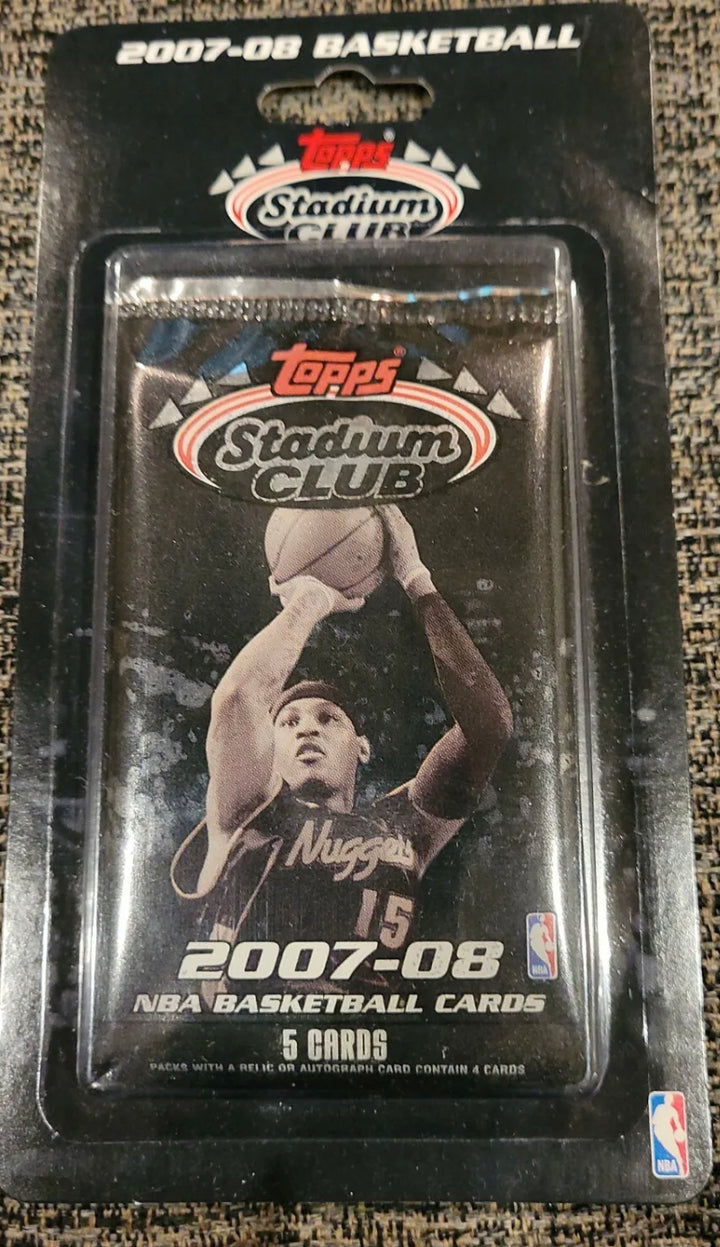 2007-08 Topps Stadium Club Basketball Sealed Hanger Pack