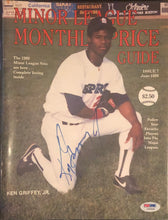 Load image into Gallery viewer, 1989 Minor League Price Guide Griffey Signed
