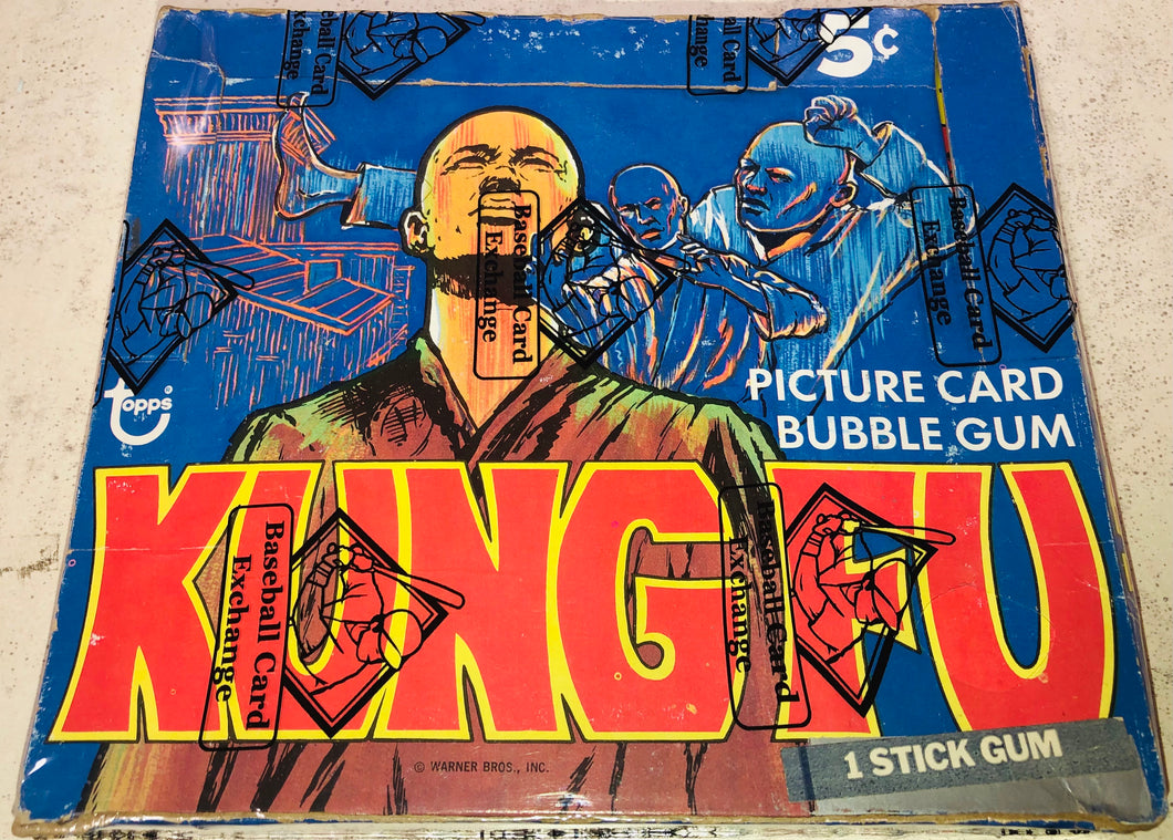 1973 Topps Kung Fu Wax Box BBCE Authenticated