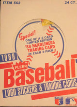 Load image into Gallery viewer, 1988 Fleer Baseball Rack Box
