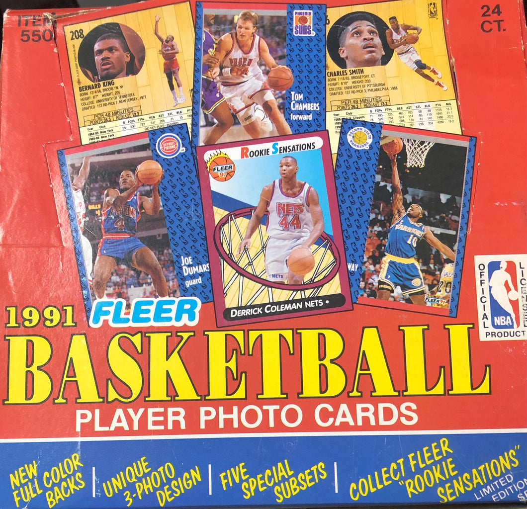 1991 92 Fleer Cello Box