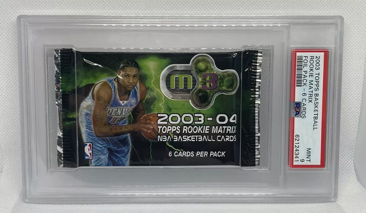 PSA 9 Topps Matrix 2003-04  NBA Basketball Pack
