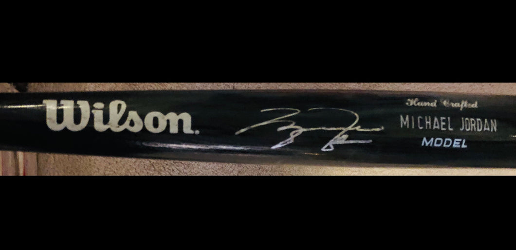 Michael Jordan Signed Baseball Bat PSA