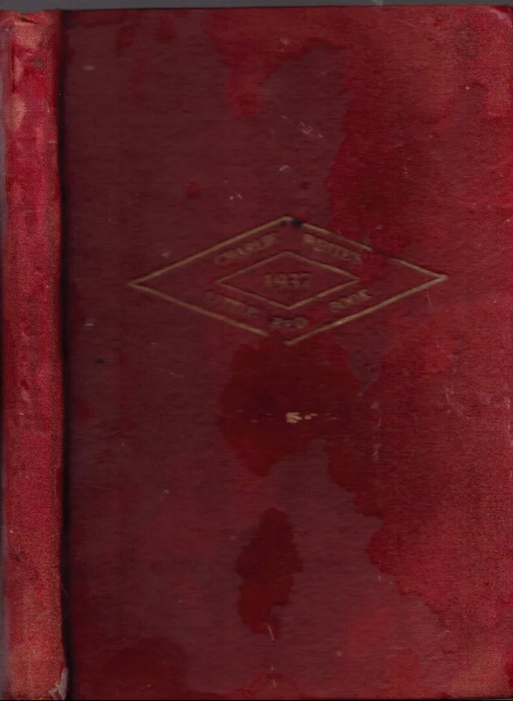 1937 CHARLIE WHITE'S LITTLE RED BOOK OF BASEBALL MAJOR LEAGUES 1ST EDITION
