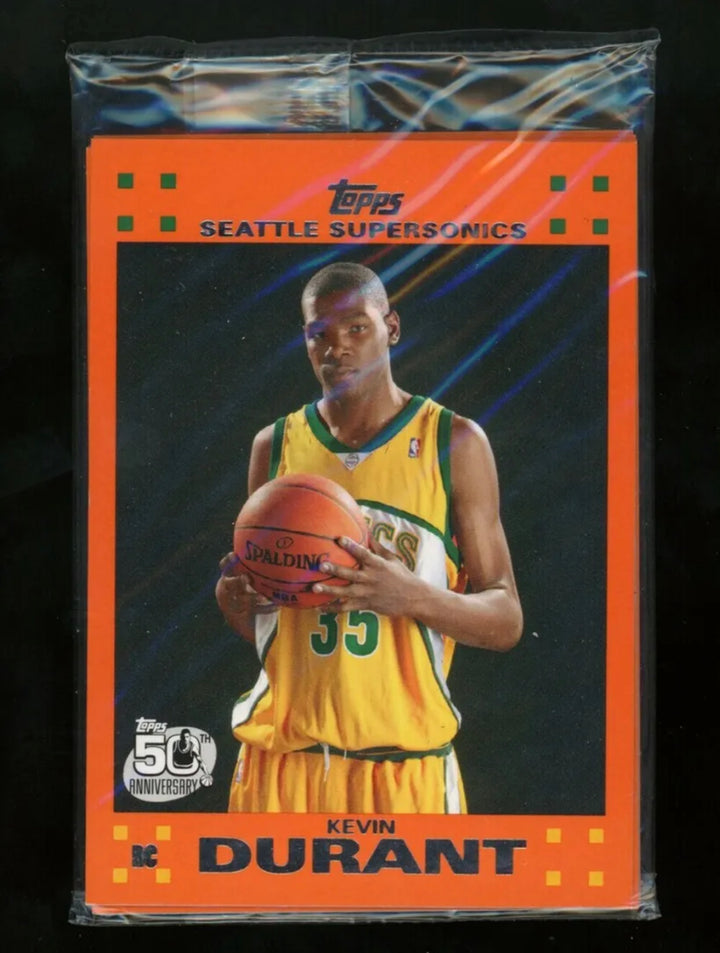 2007-08 Topps Rookie Sealed Pack Orange Kevin Durant RC #2