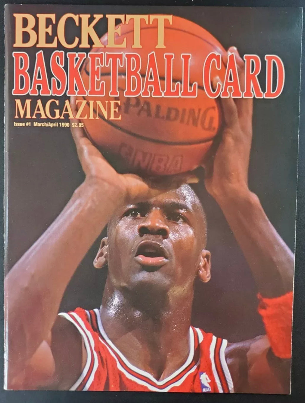 1990 Beckett Basketball Magazine #1 MICHAEL JORDAN First Issue