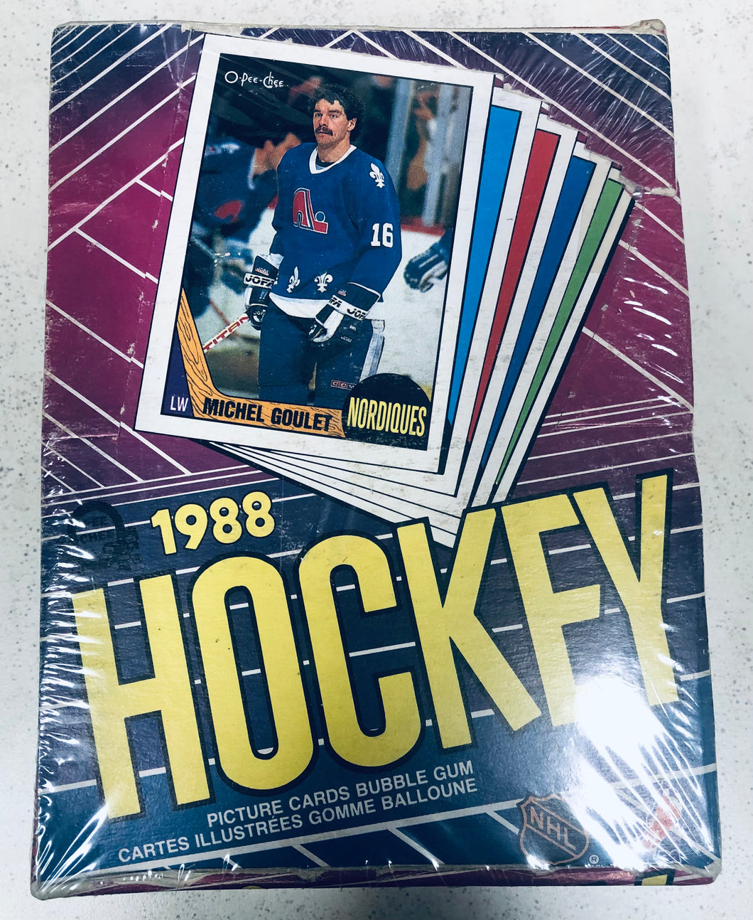 1987 88 OPC Hockey Wax Box BBCE Authenticated