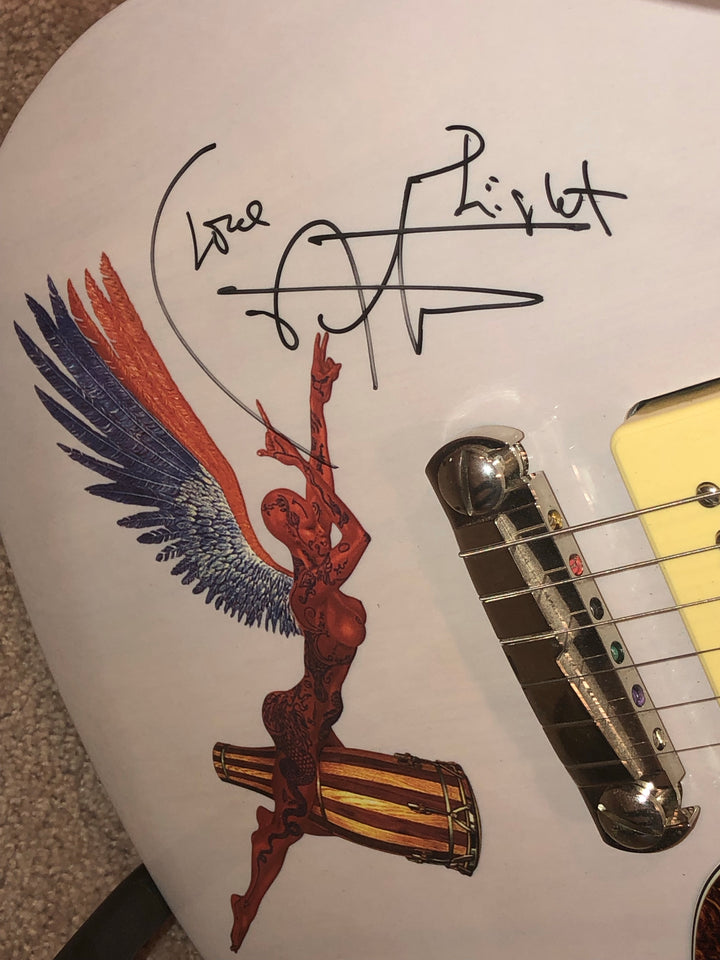 Carlos Santana Signed Guitar and Personalized Note Guaranteed Authentic WPK