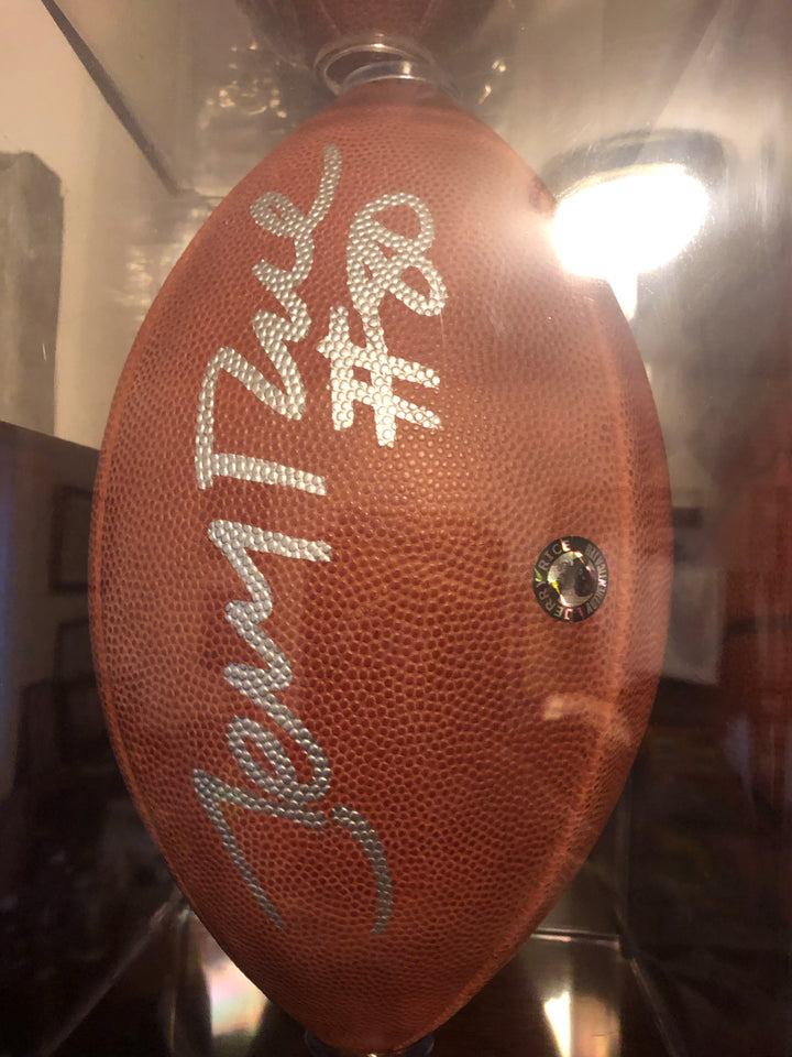 Jerry Rice Signed NFL Football Guaranteed Authentic WPK