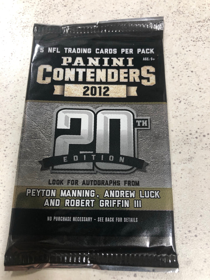 2012 Panini Contenders Football Pack unopened